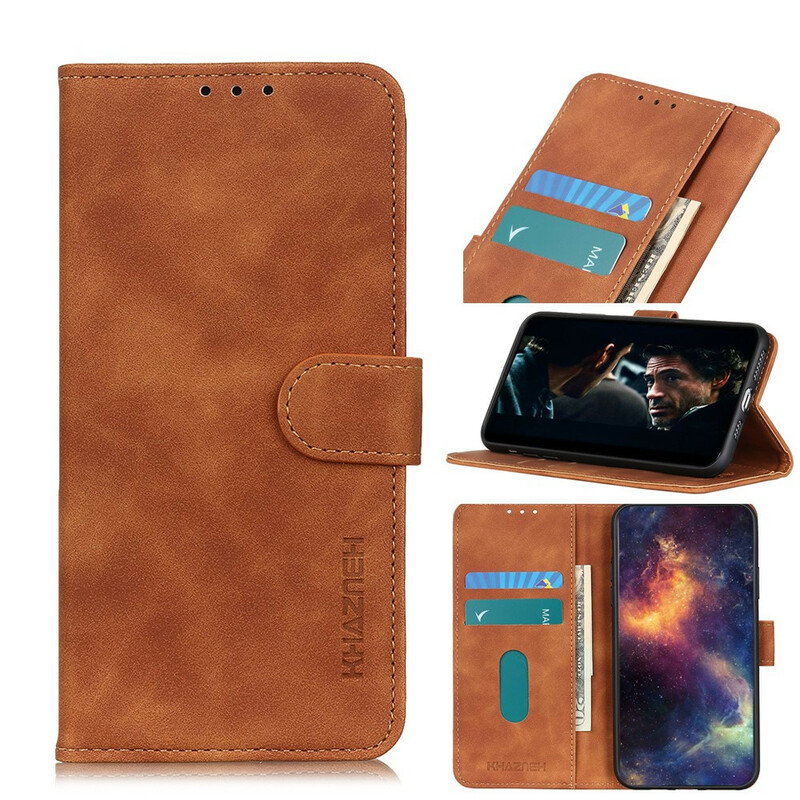 Samsung Galaxy S20 Ultra Hoesje Vintage Leder Effect KHAZNEH