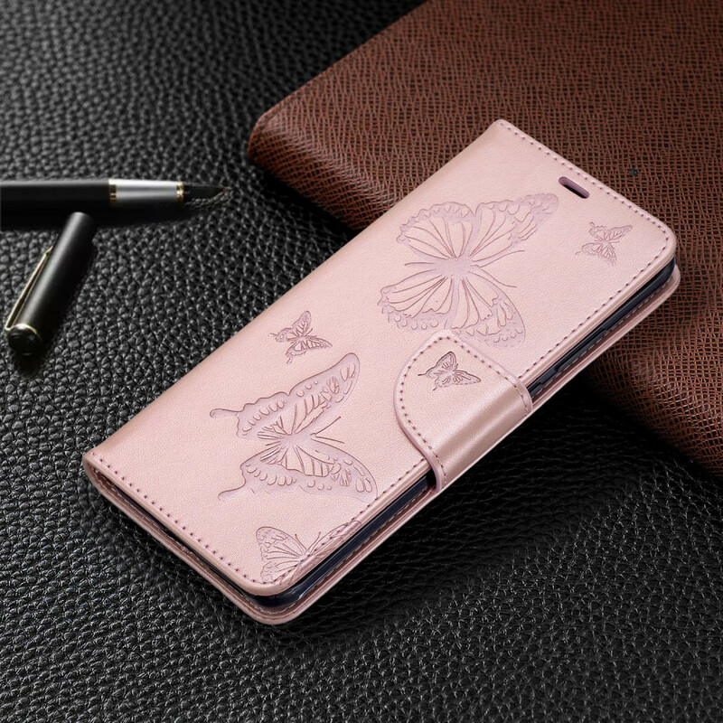 Huawei P40 Pro Case Vlinders en Schuine Flap