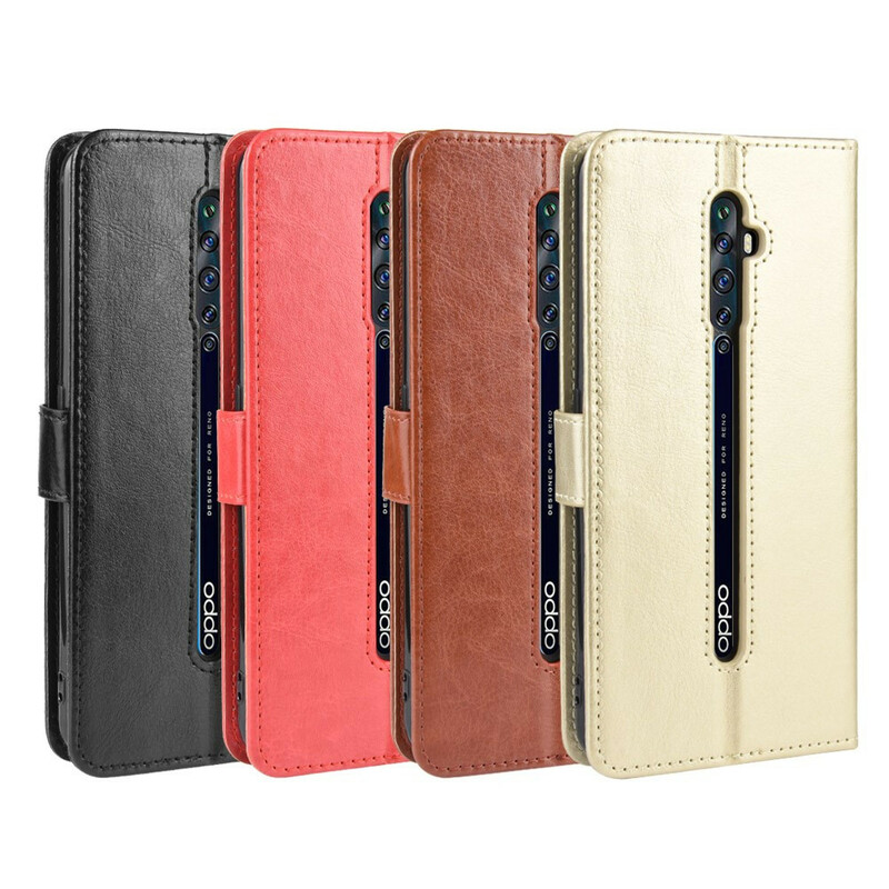 Oppo Reno 2Z Flashy Lederen Hoesje