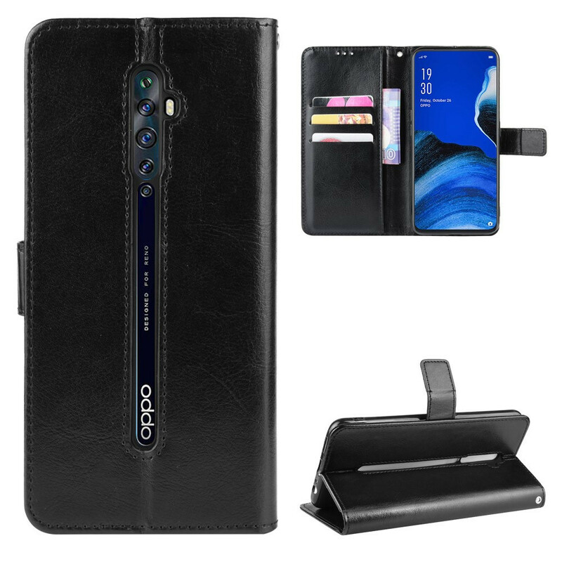 Oppo Reno 2Z Flashy Lederen Hoesje