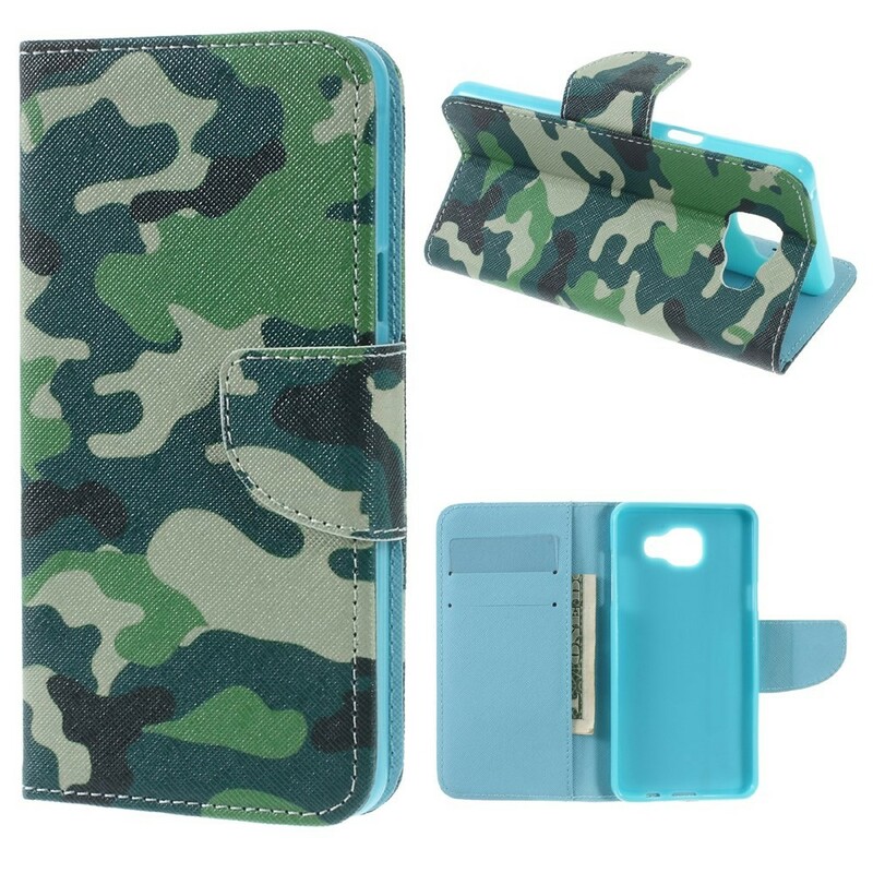 Samsung Galaxy A5 2016 Militaire Camouflage Hoesje