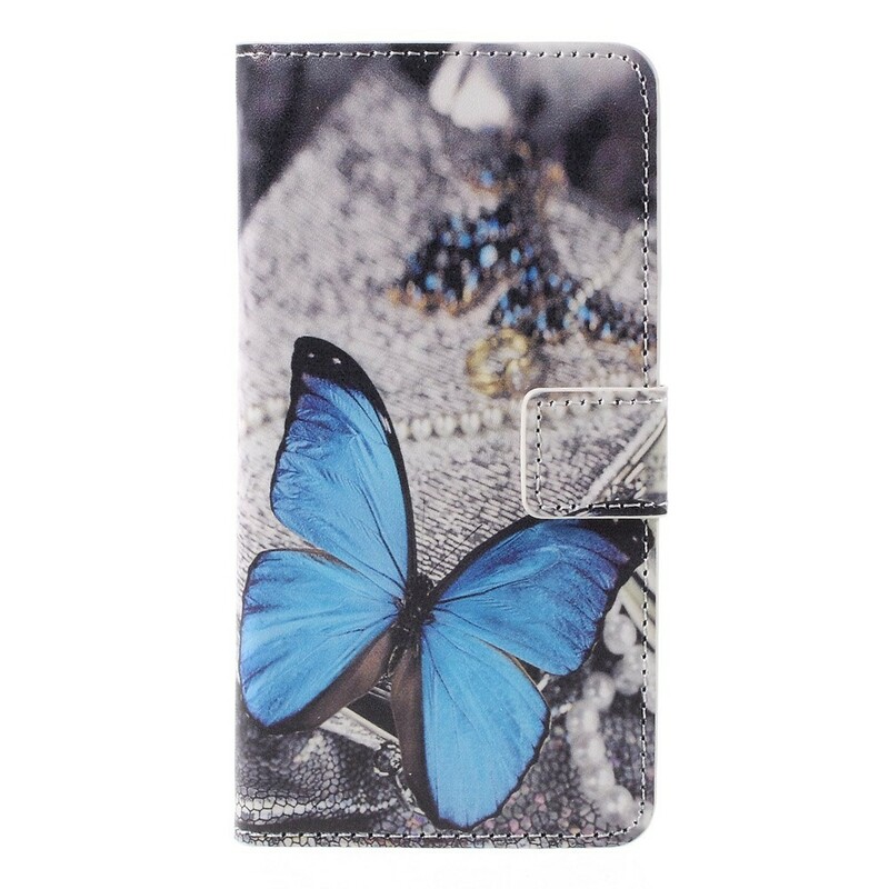Samsung Galaxy A5 2016 Hoesje Vlinder Blauw