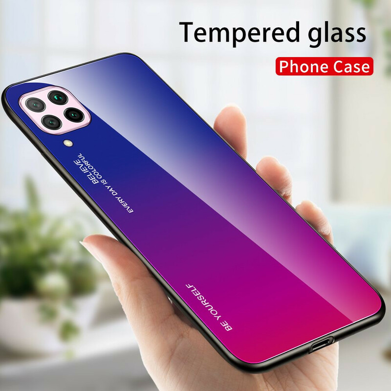 Huawei P40 Lite getemperd glas Case Be Yourself