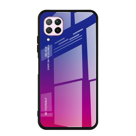 Huawei P40 Lite getemperd glas Case Be Yourself