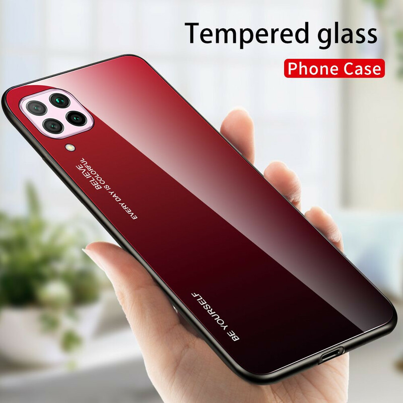Huawei P40 Lite getemperd glas Case Be Yourself