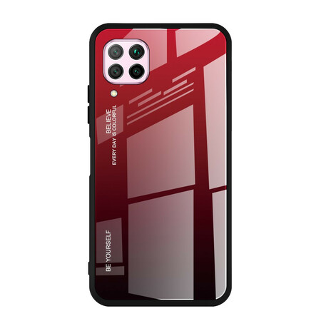 Huawei P40 Lite getemperd glas Case Be Yourself