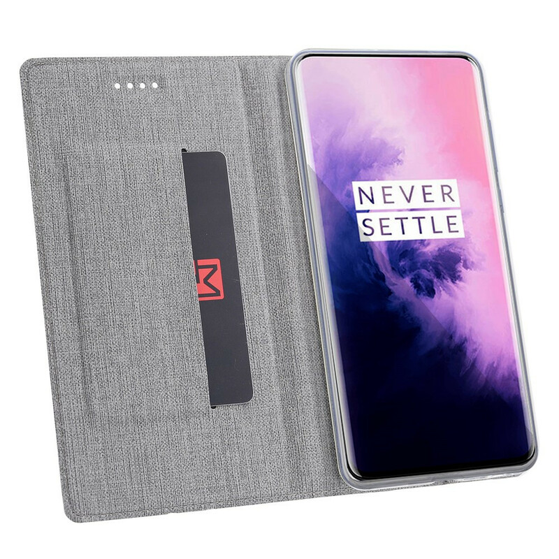 OnePlus 7T Pro getextureerde Flip Cover