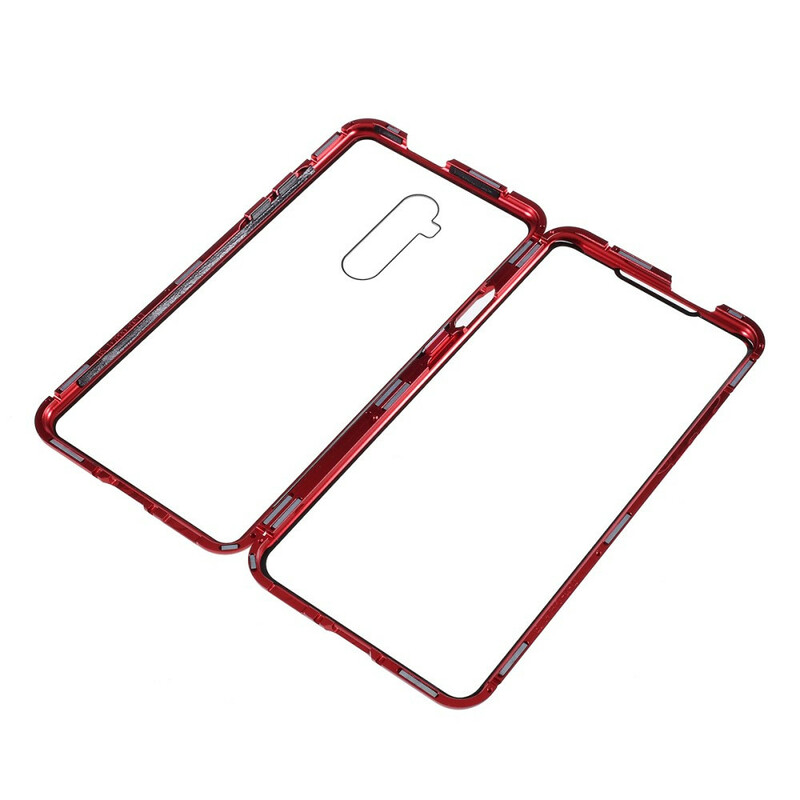 OnePlus 7T Pro Metaal en gehard glas Case