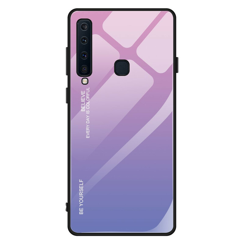 Samsung Galaxy A9 getemperd glas hoesje Be Yourself
