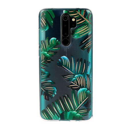 Xiaomi Redmi Note 8 Pro Hoesje Groene Bladeren
