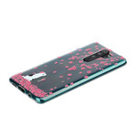 Xiaomi Redmi Note 8 Pro Case bloemblaadjes en kat