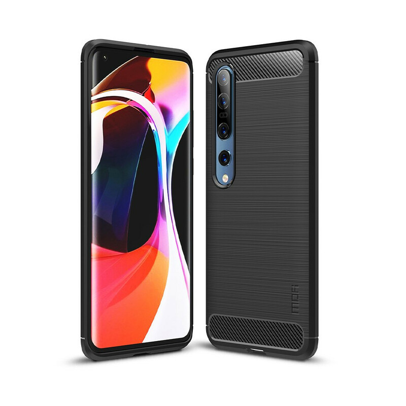 Xiaomi MI 10 / 10 Pro Geborsteld Carbon Fiber Case MOFI
