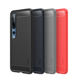 Xiaomi MI 10 / 10 Pro Geborsteld Carbon Fiber Case MOFI