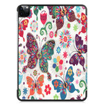 Smart Case iPad Pro 11" (2020) Vlinders en Bloemen Retro
