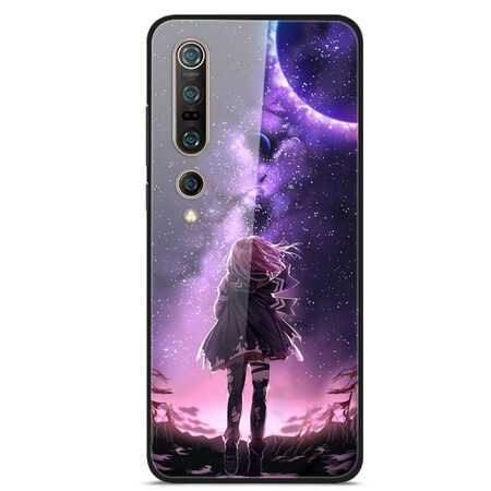 Xiaomi Mi 10 / 10 Pro Gehard glazen hoesje Full Magic Moon