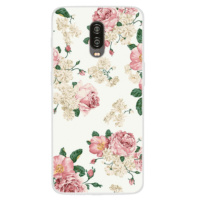 OnePlus 6T duidelijke geval Liberty bloemen