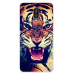 OnePlus 6T tijgergezicht geval