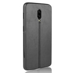 OnePlus 6T lederen stijl geval stiksels
