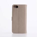 Cover voor iPhone SE 2 / 8 / 7 Retro Leder Effect Cover voor iPhone SE 2 / 8 / 7 Retro Leder Effect