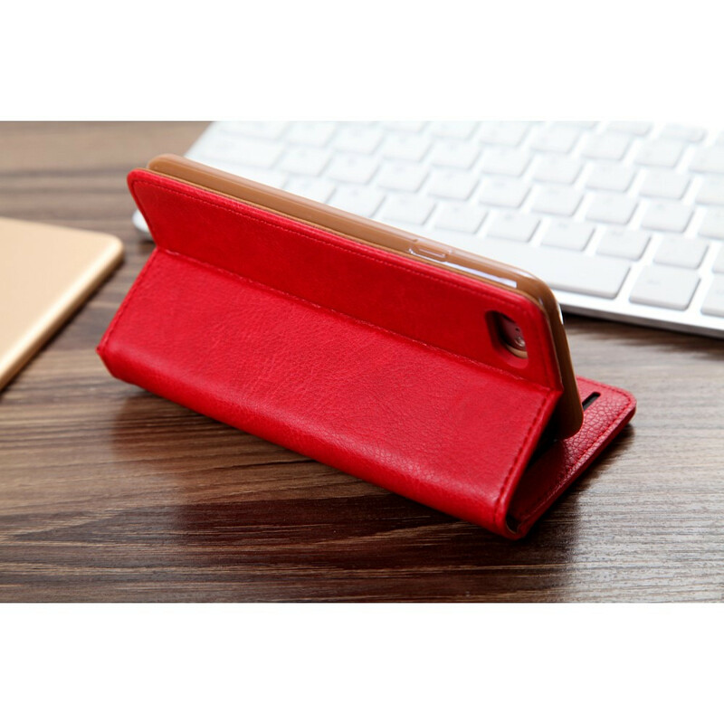 Flip Cover iPhone SE 2 / 8 / 7 leer effect Multi-Card CMAI2