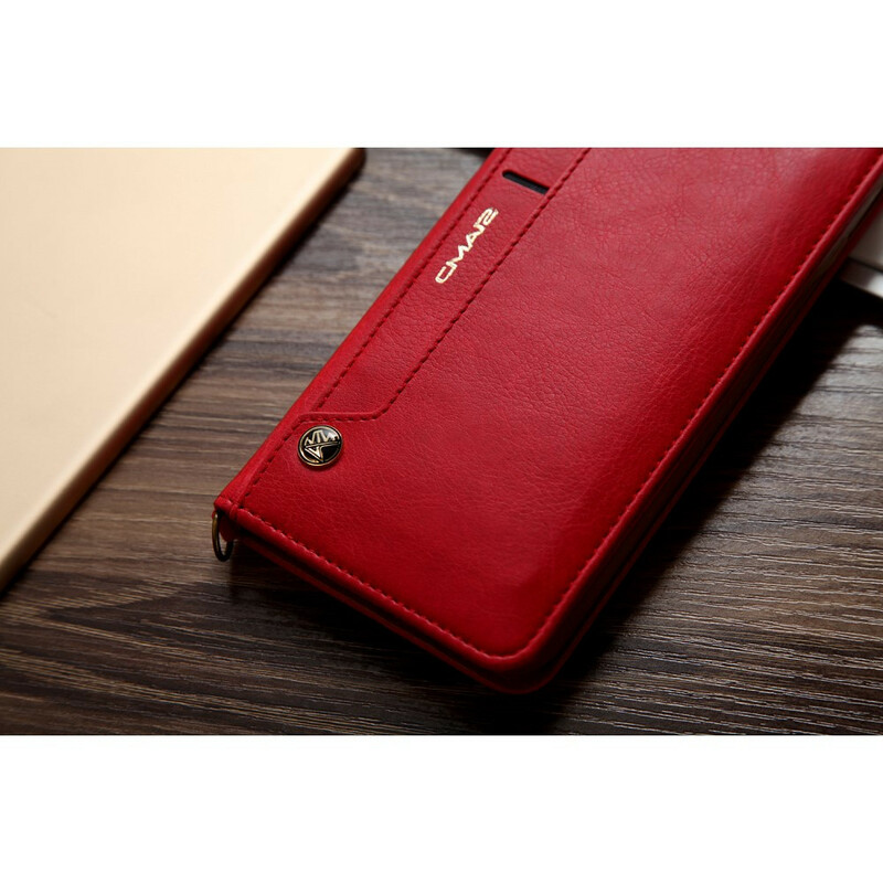 Flip Cover iPhone SE 2 / 8 / 7 leer effect Multi-Card CMAI2