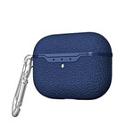 AirPods Pro Litchi Lederen Effect Hoesje met Karabijnhaak