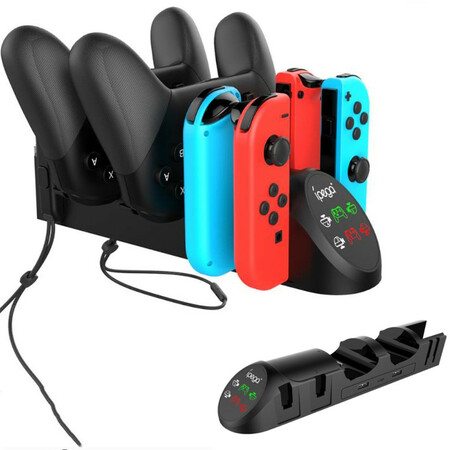 IPEGA 6-in-1 oplaadstation standaard voor Nintendo Switch