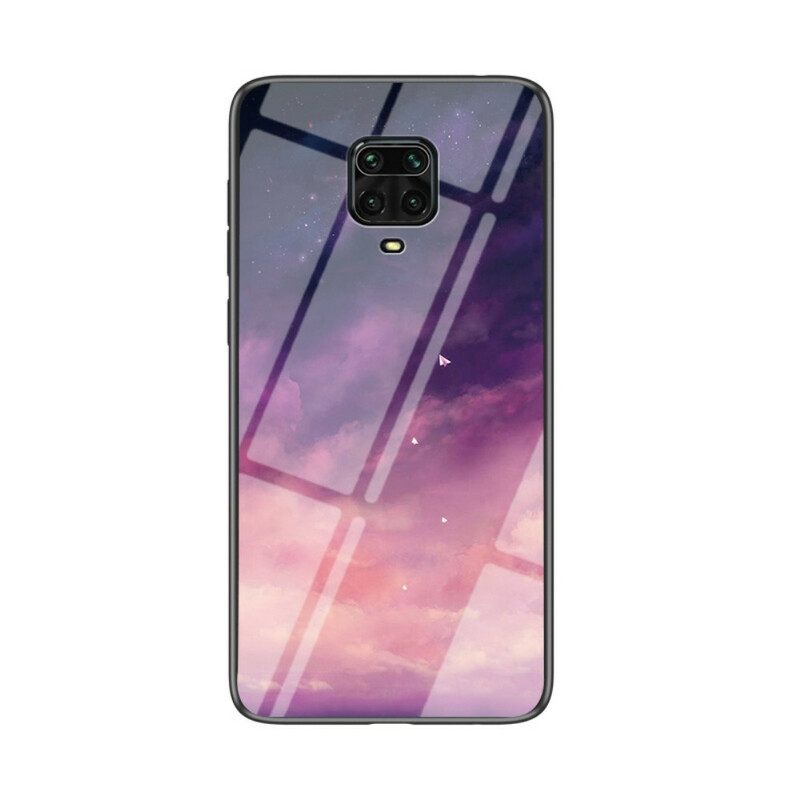 Xiaomi Redmi Note 9S Gehard glazen hoesje Sterrenhemel