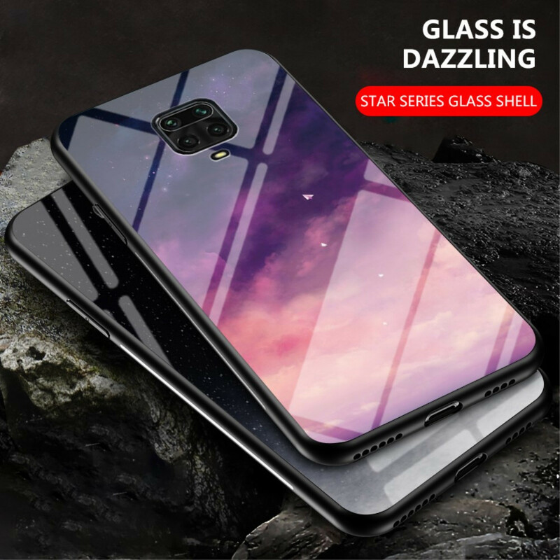 Xiaomi Redmi Note 9S Gehard glazen hoesje Sterrenhemel