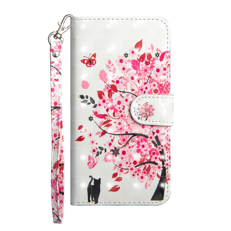 Honor 20 Lite Hoesje Boom Roze