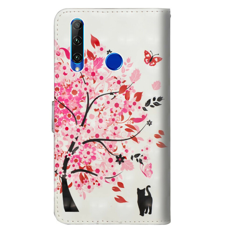 Honor 20 Lite Hoesje Boom Roze