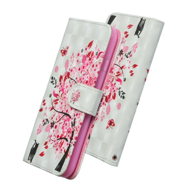 Honor 20 Lite Hoesje Boom Roze