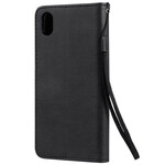 Hoesje Huawei Y5 2019 / Honor 8S Lederen Effect Koord