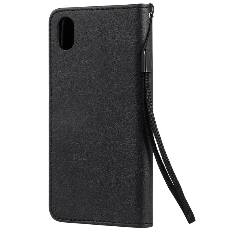 Hoesje Huawei Y5 2019 / Honor 8S Lederen Effect Koord