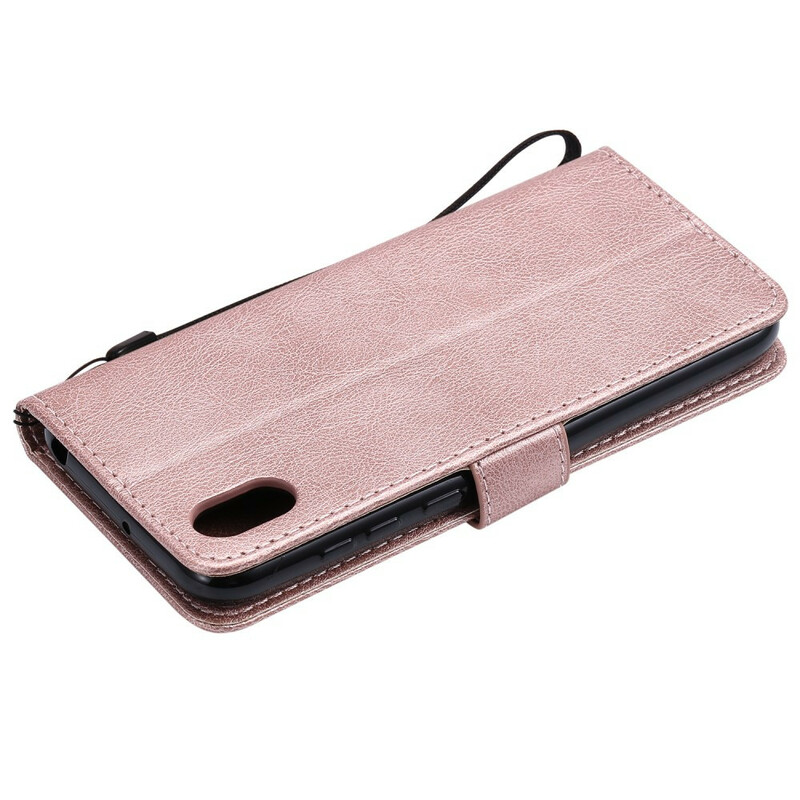 Hoesje Huawei Y5 2019 / Honor 8S Lederen Effect Koord