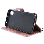 Hoesje Huawei Y5 2019 / Honor 8S Lederen Effect Koord