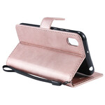 Hoesje Huawei Y5 2019 / Honor 8S Lederen Effect Koord