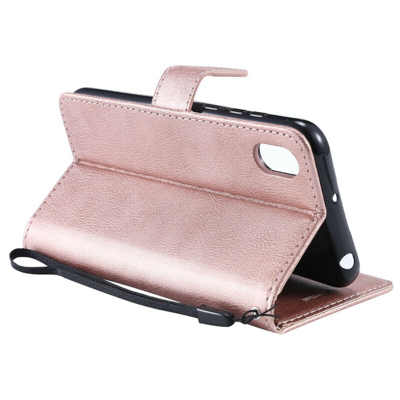 Hoesje Huawei Y5 2019 / Honor 8S Lederen Effect Koord