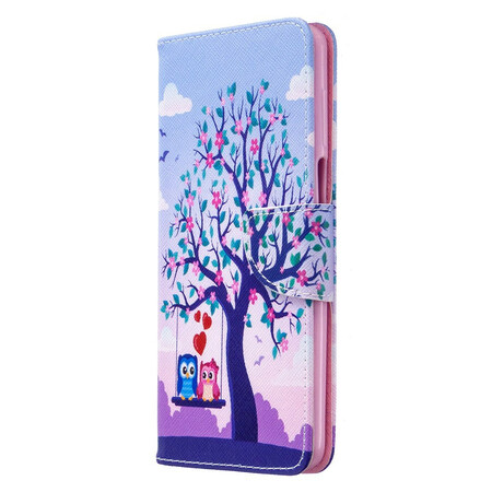 Xiaomi Redmi Note 9S / Redmi Note 9 Pro Case Uilen op de schommel