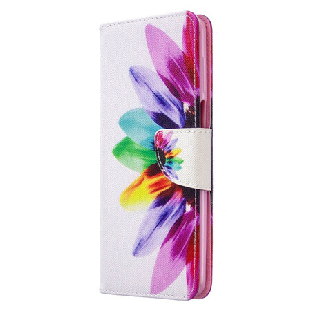 Xiaomi Redmi Note 9S / Redmi Note 9 Pro aquarel bloem case