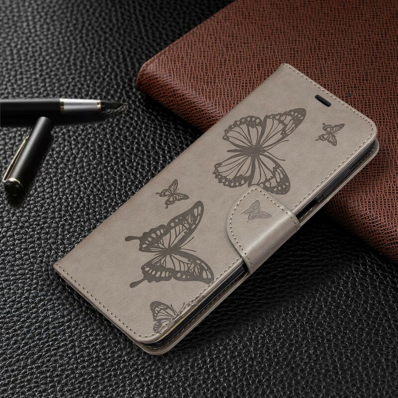 Xiaomi Redmi Note 9 / Note 9S / Note 9 Pro vlinder Strap Case