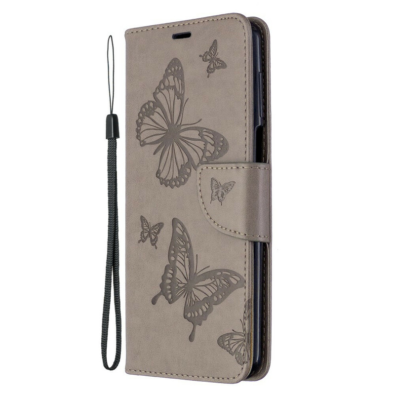 Xiaomi Redmi Note 9 / Note 9S / Note 9 Pro vlinder Strap Case