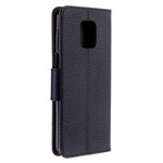 Hoesje Xiaomi Redmi Note 9 / Note 9S / Note 9 Pro Leder Effect Lychee