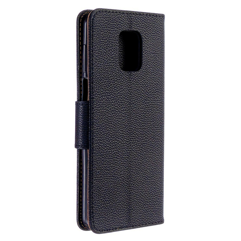 Hoesje Xiaomi Redmi Note 9 / Note 9S / Note 9 Pro Leder Effect Lychee