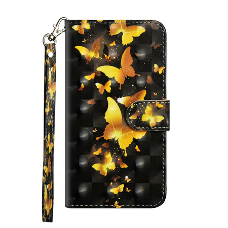 Xiaomi Redmi Note 9S / Redmi Note 9 Pro Case Gele Vlinders