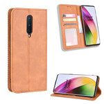 OnePlus 8 Vintage Lederen Effect Flip Cover