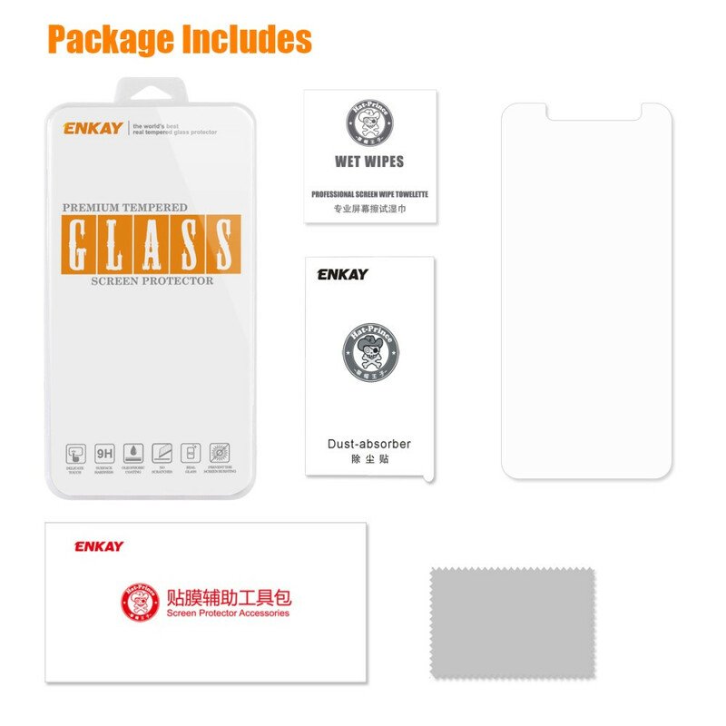 Samsung Galaxy A6 Plus ENKAY gehard glas screenprotector Samsung Galaxy A6 Plus ENKAY gehard glas screenprotector
