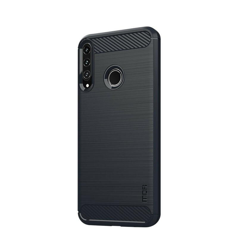 Huawei P40 Lite E geborsteld koolstofvezel hoesje MOFI