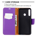 Huawei P40 Lite E Case Litchi Schuine Flap