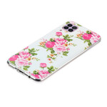 Huawei P40 Lite Cover Liberty Bloemen Fluorescerende